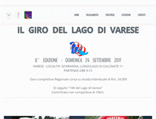 Tablet Screenshot of il-giro-del-lago-di-varese.it